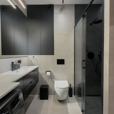 Apartament Urban Global Skyline - 21st Floor No 19 - Air Condition - Free Garage Katowice