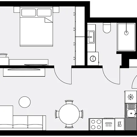 Urban Global Skyline, 21st Floor No 19, Free Garage, Self Check-in, No Deposit