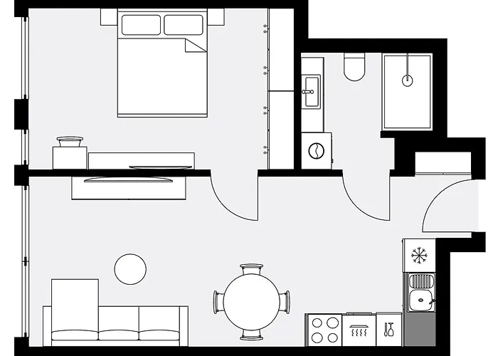 Urban Global Skyline, 21st Floor No 19, Free Garage, Self Check-in, No Deposit